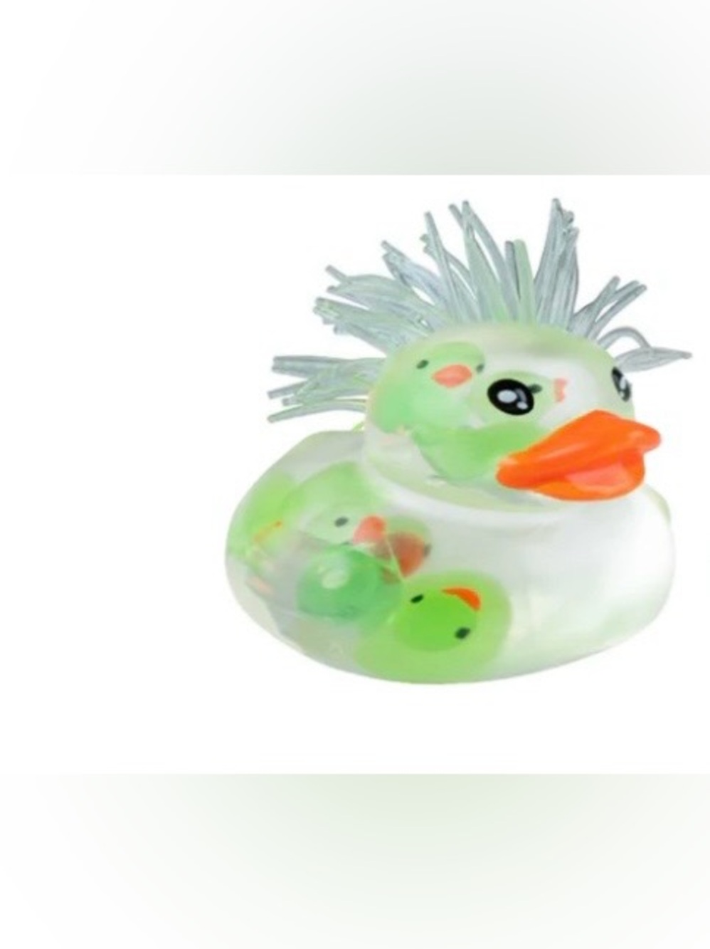 New Viral Orb Sugar Smooshies Ducky Duck Squeeze Green Squishy Stringy Hair